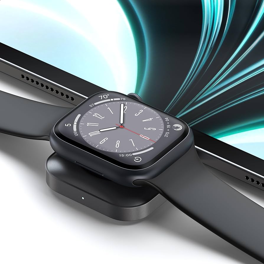 Apple - 【uA】Apple Watch7 スターライト+SATECHI充電器 Apple - 【uA様専用】Apple Watch7 スターライト+SATECHI充電器